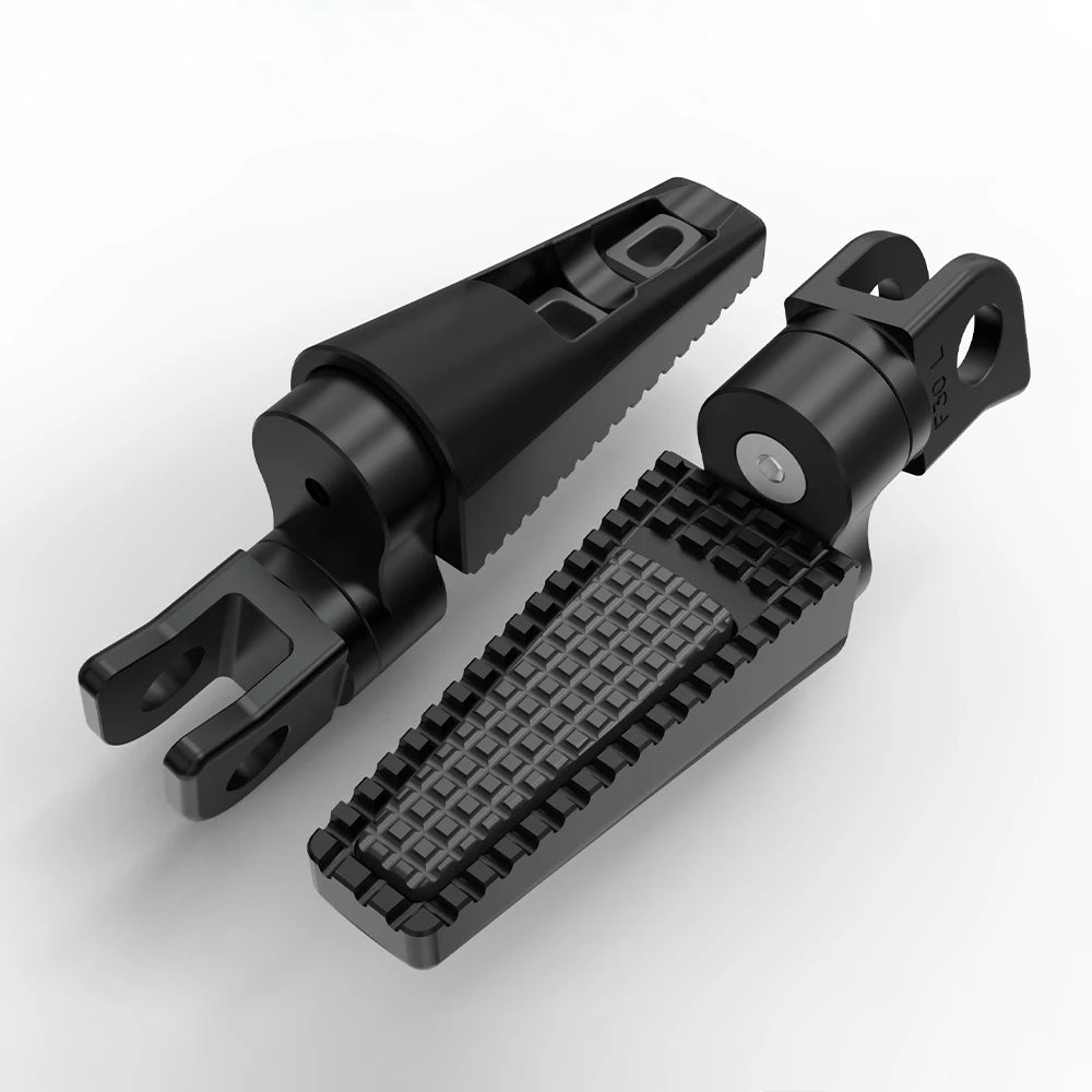 Kawasaki Z650 Anniversary / Z650RS / Z1000SX / ZX-6R / ZX-9R Front Foot Pegs – Adjustable 360° or Straight – CNC Aluminum + Rubber – 7 Colors – $75–$90