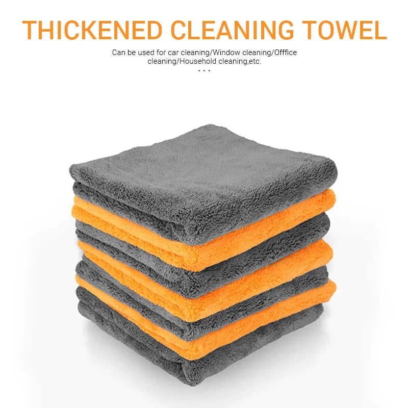 Microfiber Cleaning Cloth 1/3/6/9PCS, 40x40CM Extra Soft Wash & Drying Towels for Bike