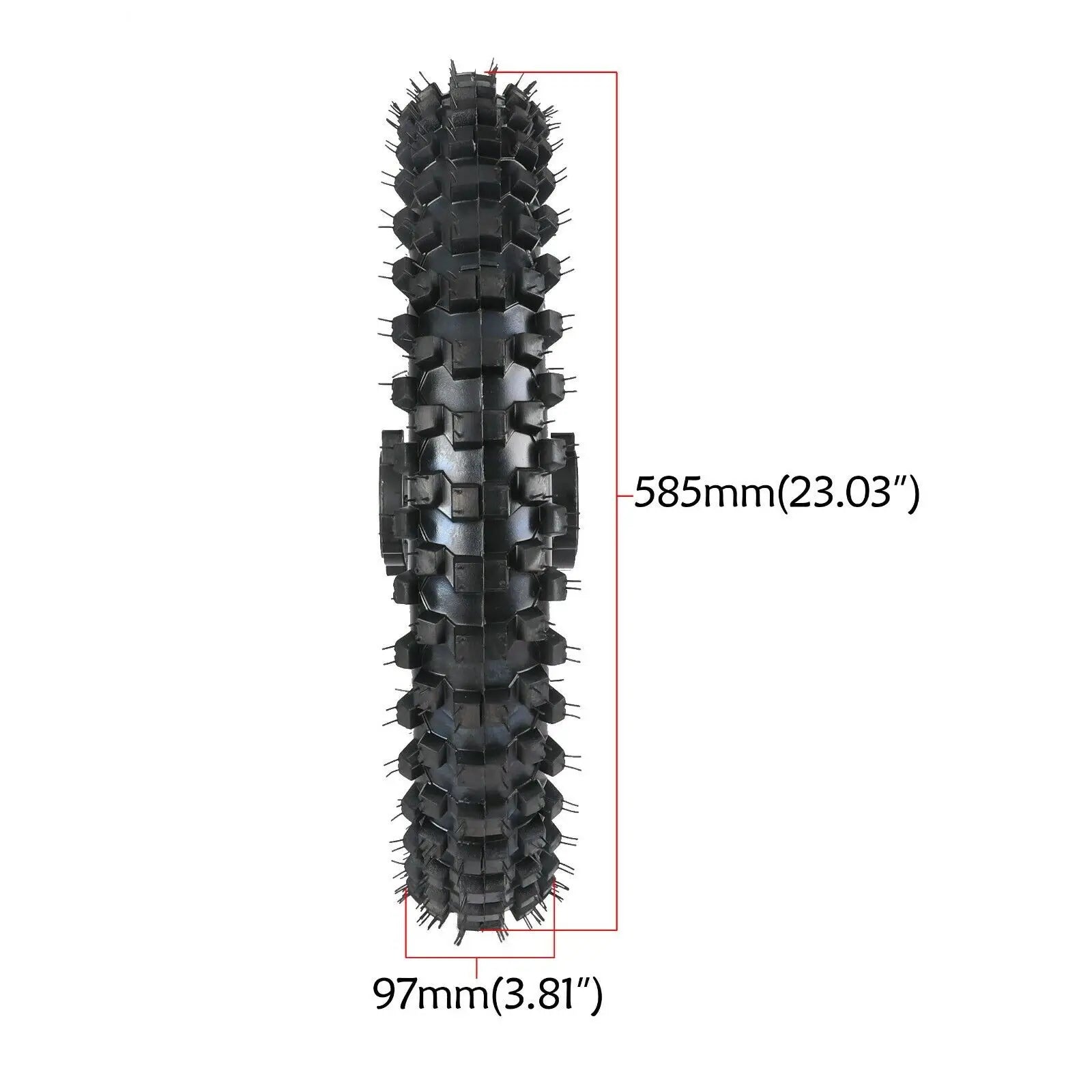 16" Rear Dirt Bike Wheel – 90/100-16 Tire & 1.85x16 Rim for Honda & Apollo 125cc–250cc