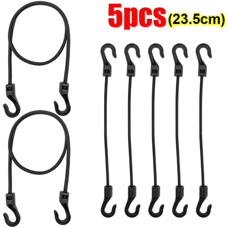 Bungee Straps – Heavy Duty Elastic Tie Down Straps with Hooks