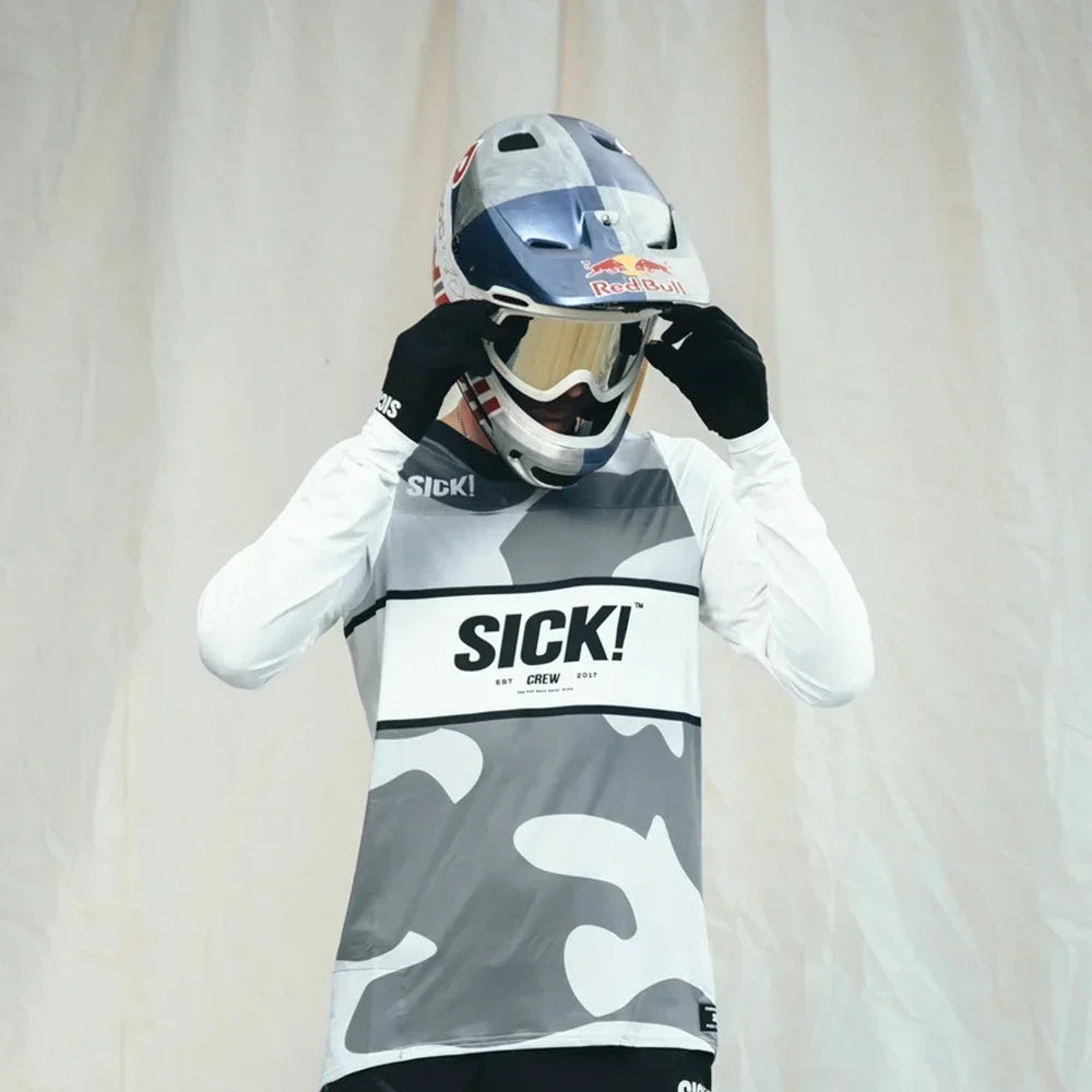 Motorcycle New Fabio S I C K Downhill Suit Off-road Endurance Race Quick-drying Racing Suit Sunscreen Breathable Cycling Suit