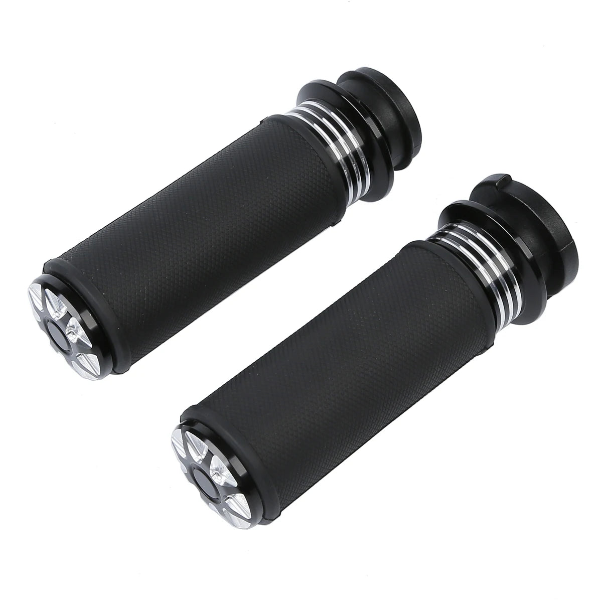 Electric 1" Hand Grips For Harley Softail Slim Fat Boy Touring Road King Street Glide Ultra Limited Motorcycle