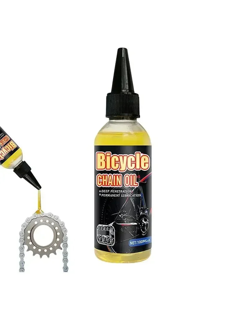 Bicycle & Motorcycle Chain Lube Dry Lube Oil – MTB Road Bike Mountain Bike Fork Flywheel Chain Cycling – 100ml / 200ml / 300ml – $12–20