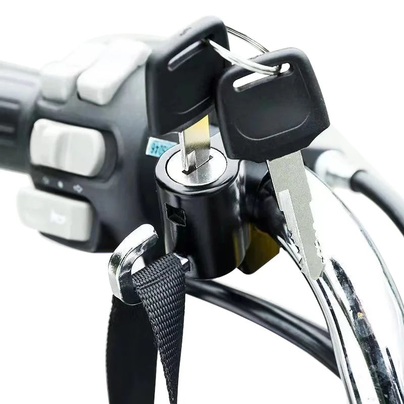 Universal Motorcycle Helmet Lock Anti-Theft Bicycle Bike Anti-theft Security Fixed Lock Metal Multi-function Moto Accessories