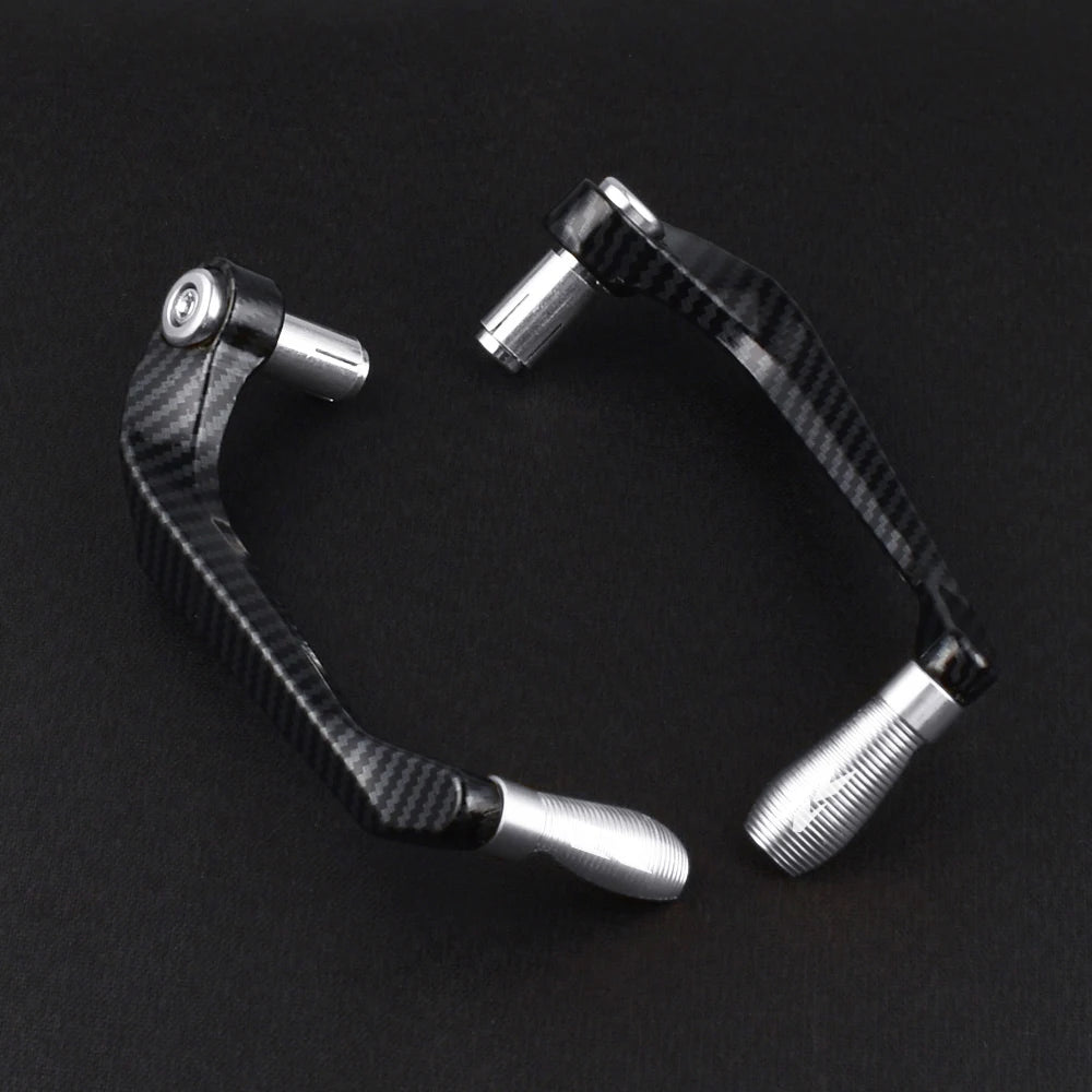 Suzuki GSXR 125/150/250/600/750/1000 / GSR 750/600/400 CNC Aluminum Brake & Clutch Lever Hand Guard Protector – R Logo – 7 Colors – 1 Pair – $20