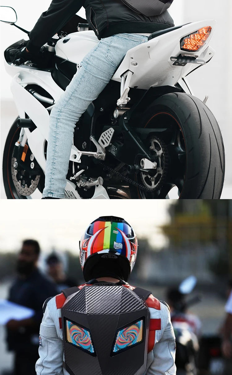 Motorcycle Backpack – Hard Shell Waterproof Helmet & Riding Gear Bag