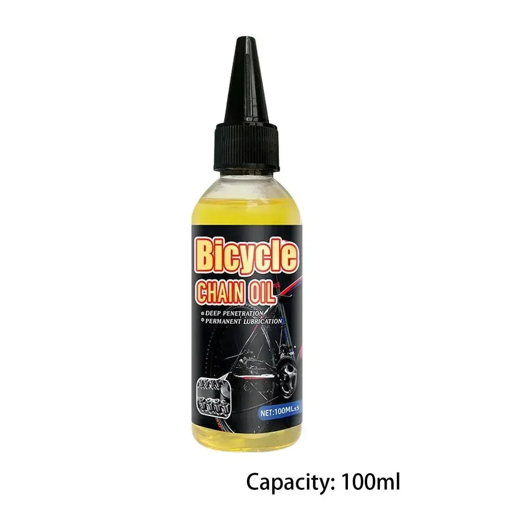 Bicycle & Motorcycle Chain Lube Dry Lube Oil – MTB Road Bike Mountain Bike Fork Flywheel Chain Cycling – 100ml / 200ml / 300ml – $12–20
