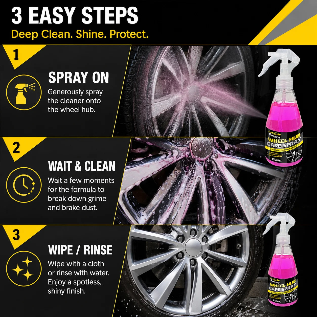 FARIENNE Wheel Rust Remover and Iron