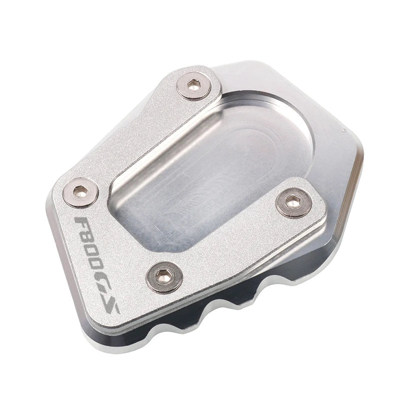 For BMW F800GS F 800GS F800 GS 2024 2025 Motorcycle CNC Kickstand Foot Side Stand Extension Pad Support Plate – YOLENSE CNC Aluminum F800GS Logo No Logo Black Silver Gray Titanium