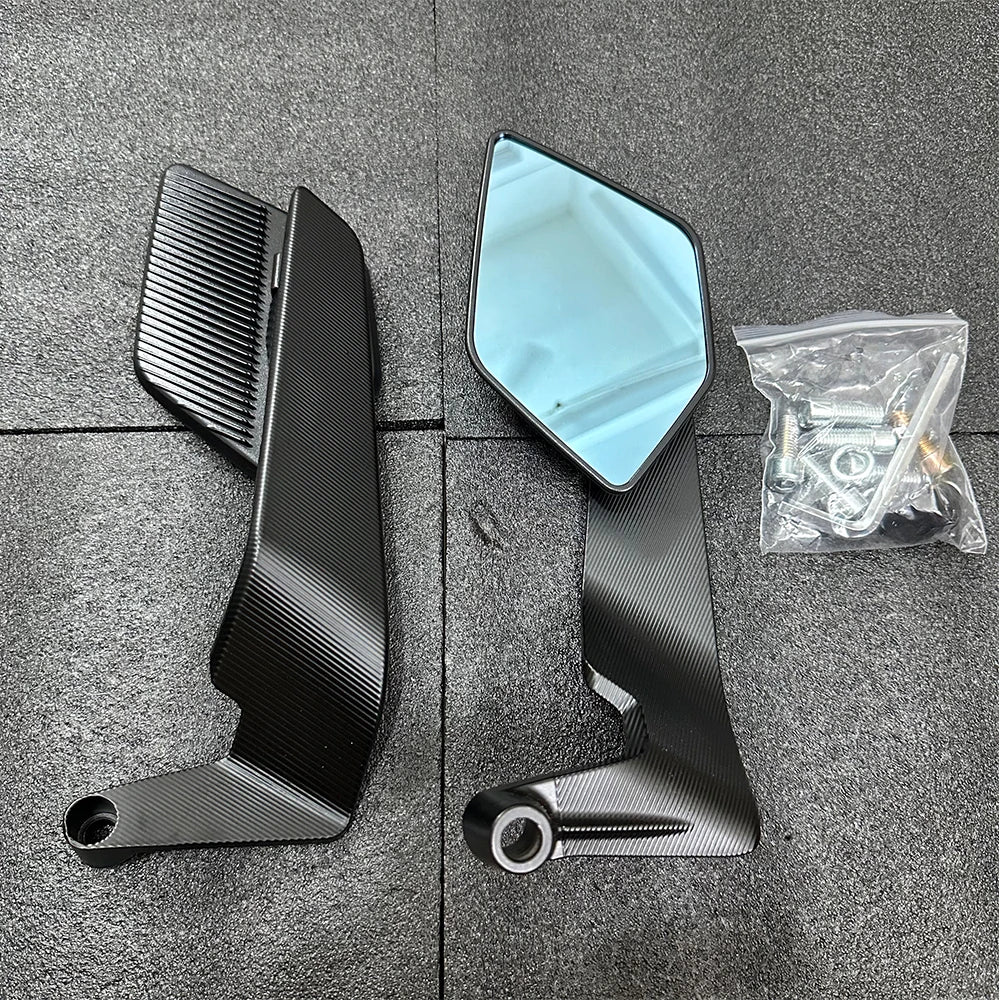 For YAMAHA MT 07 MT07 MT 09 MT09 SP MT 10 MT10 SP Motorcycle Mirrors Stealth Winglets Mirror Kits To Rotate Adjustable Mirrors