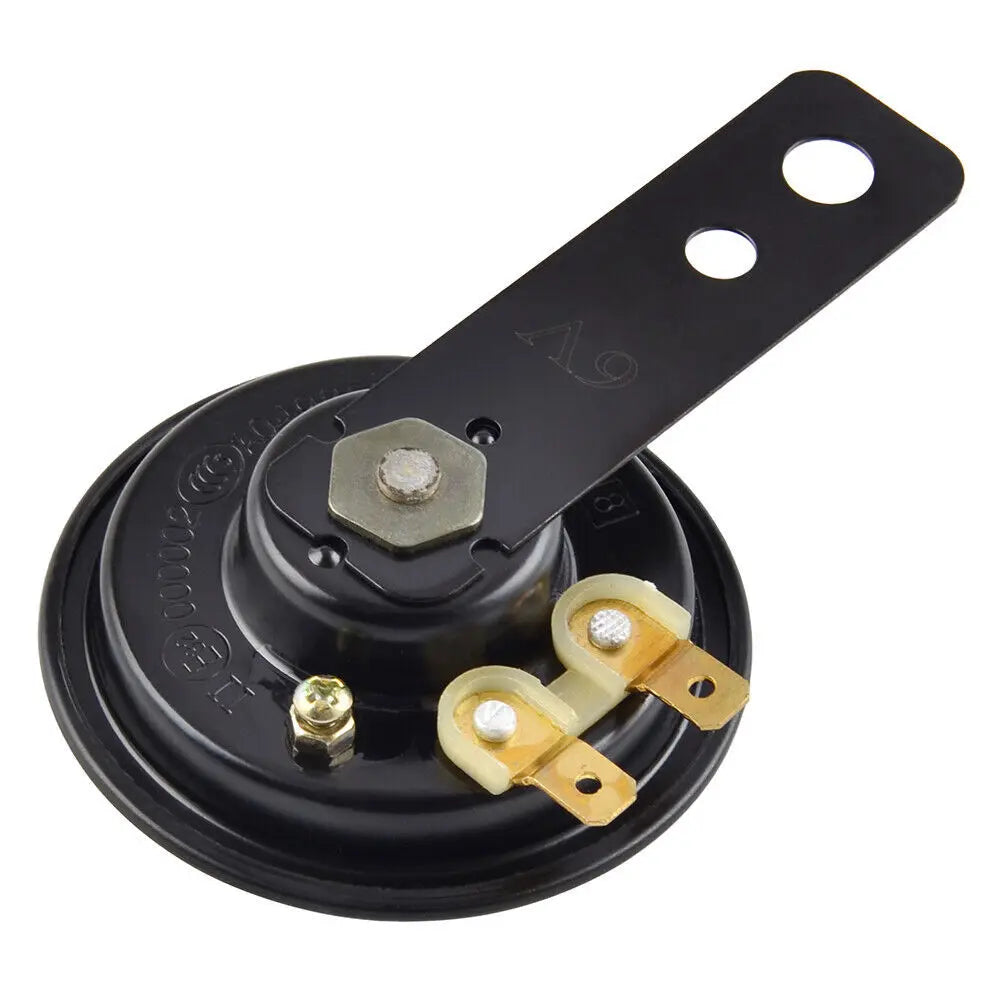 6V Universal Black Motorcycle Horn Loudspeaker For Honda Kawasaki Yamaha Suzuk
