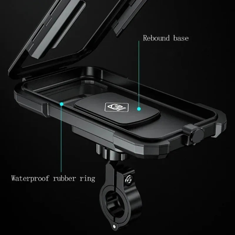 Motorcycle Wireless Charger Holder QC 3.0 Fast Charging Motorbike Phone Waterproof Cellphone Stand For iPhone 17 16 15 Samsung