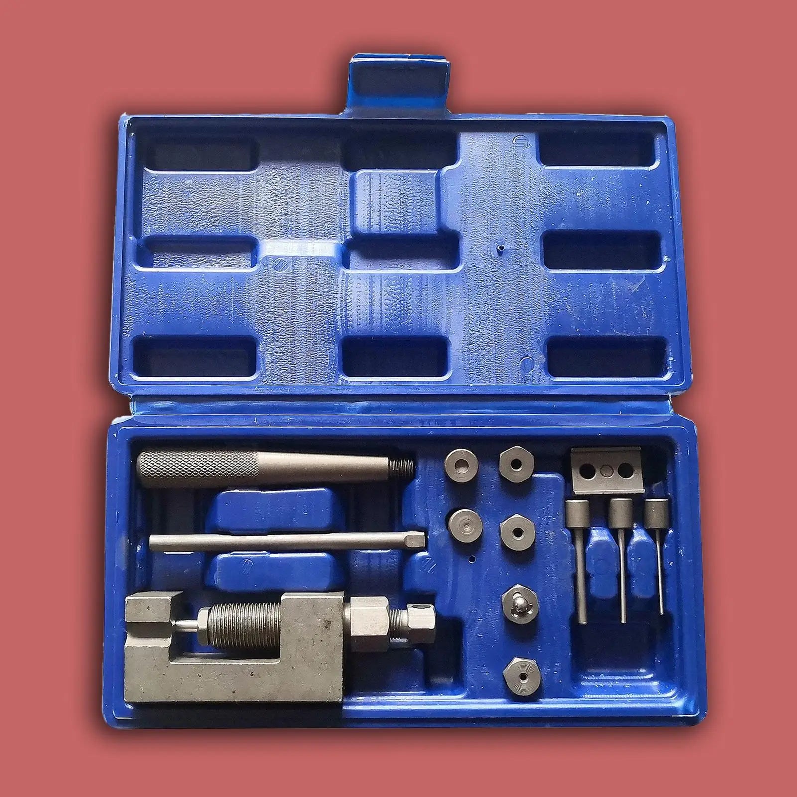 Motorcycle Chain Breaker Riveting Tool Set – for 520 525 530 630 Chain – Heavy Duty Investment-Cast Mechanical Repair – $84