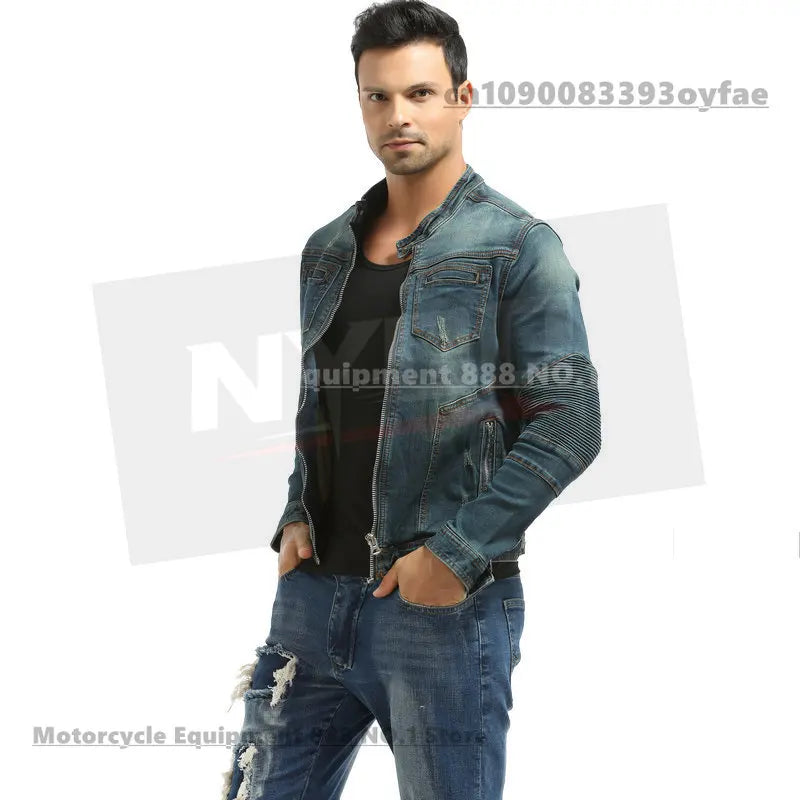 Protective Motorcycle Denim Jacket