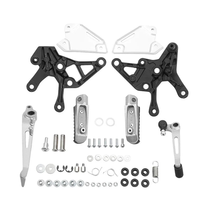 Motorcycle Front Rider Footpeg Pegs Pedal Bracket For Kawasaki Z900 2017-2024 2018 2019 2020