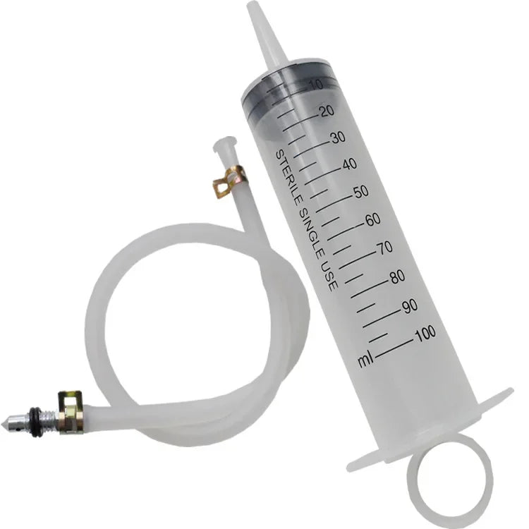 Motorcycle Brake Bleeder Syringe Tool Kit – Brake Bleeding Tools 100ml Hydraulic Disc Brake Caliper Fluid Extractor & Bleeding Tool with 30cm Hose – $14