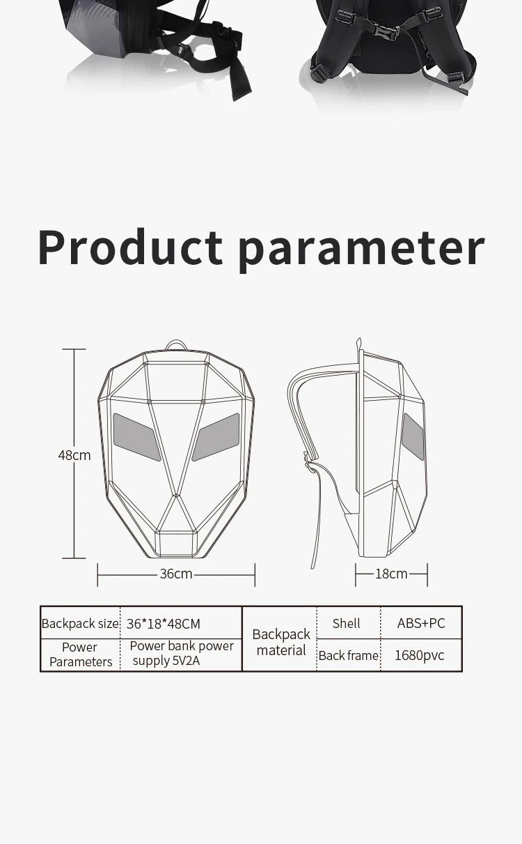 Motorcycle Backpack – Hard Shell Waterproof Helmet & Riding Gear Bag