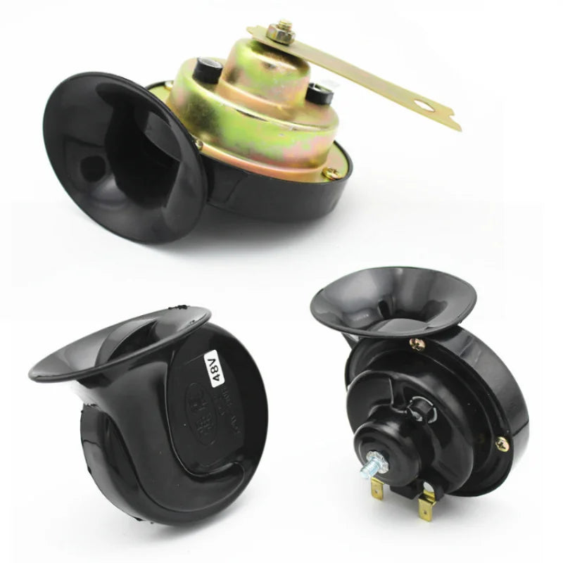 Motorcycle Horn – 12V Universal Snail-Shaped High-Pitched Waterproof Horn