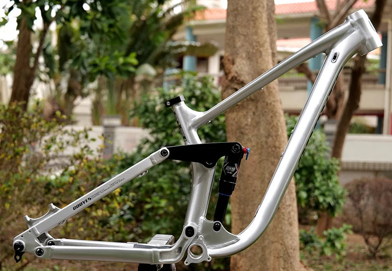 Bicycle Full Suspension Frame Soft Tail Trunnion MTB  Enduro  DH XC AM Mountain Frame  29/27.5ER Boost12*148mm Inner Cable DPD
