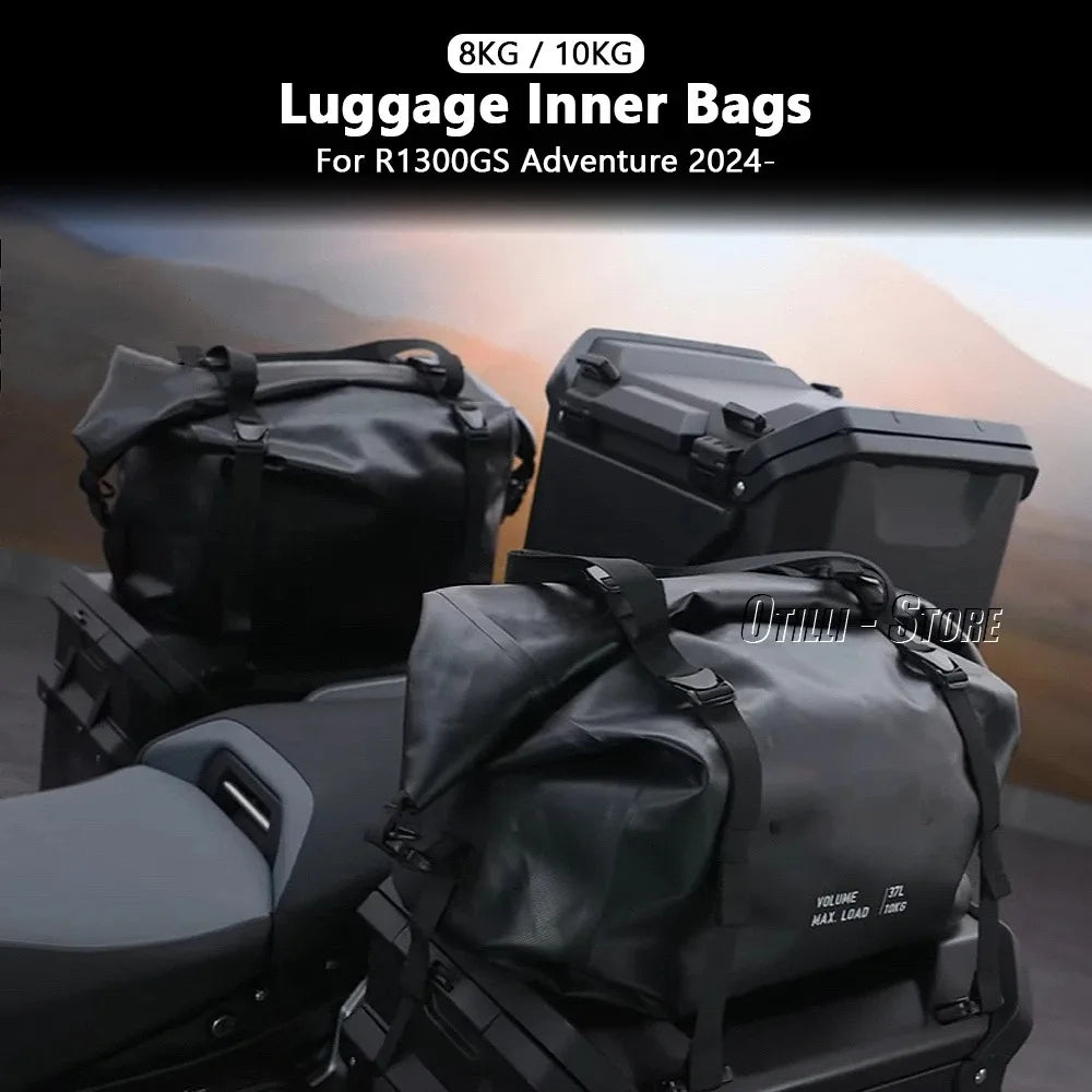 Otilli BMW R1300GS Adventure R1300 GSA R1300GS ADV Motorcycle Case Inner Bag Liner Luggage Box Waterproof Storage Organizer Bags PVC 37L Foldable – Side Bag X1 / X2 / Top Bag