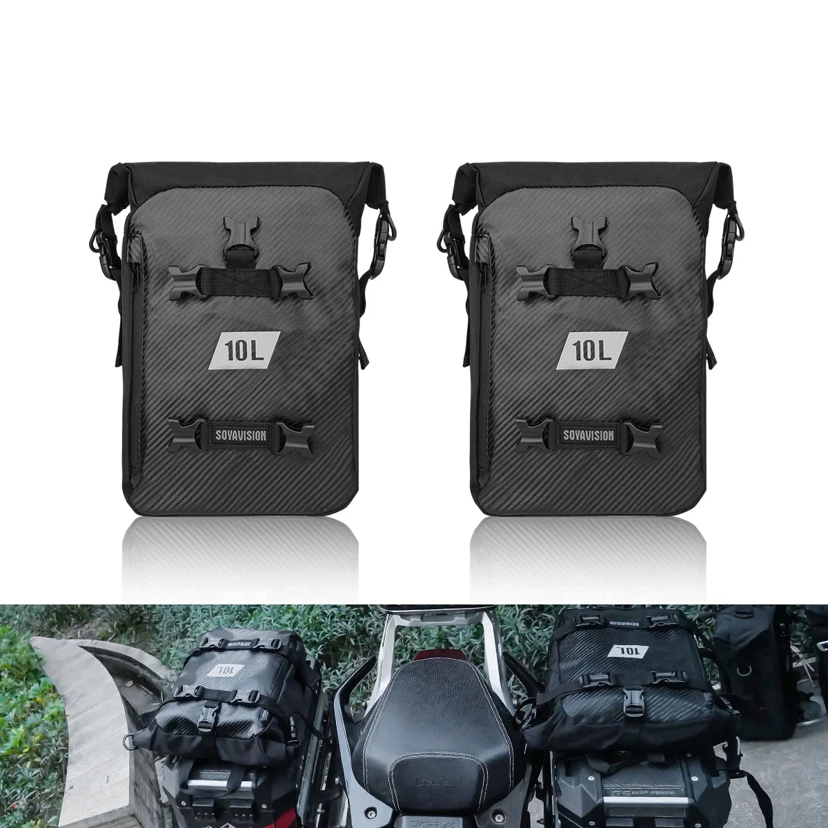 Motorcycle Backpack – Waterproof 8L–30L Cycling & Travel Bag