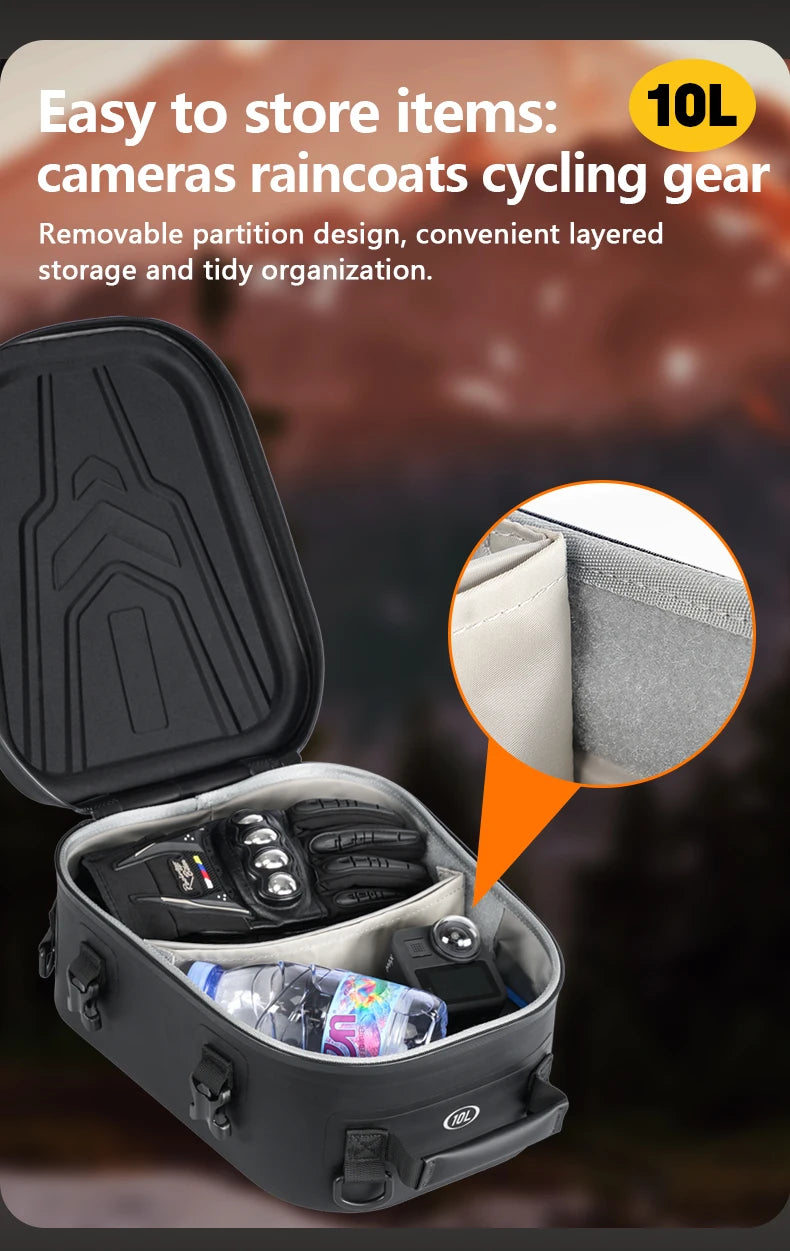 Motorcycle Backpack – Waterproof Multi-Function Rider Storage Bag