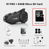 FREEDCONN R1 Pro Motorcycle Bluetooth Intercom – 6-Rider 2K Dash Cam