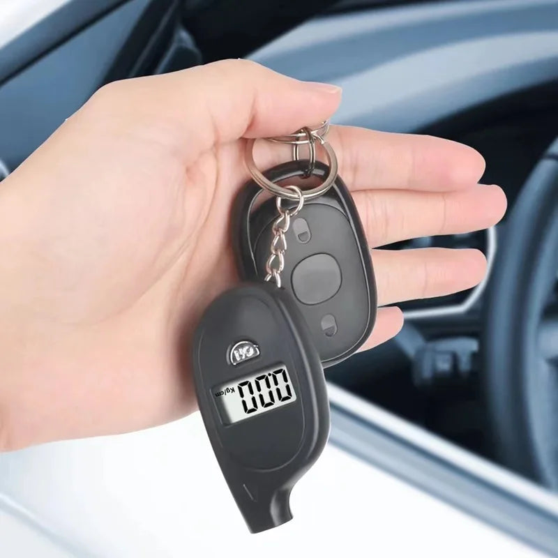Digital Tire Pressure Gauge – LCD Display Tire Pressure Tester with Safety Alarm