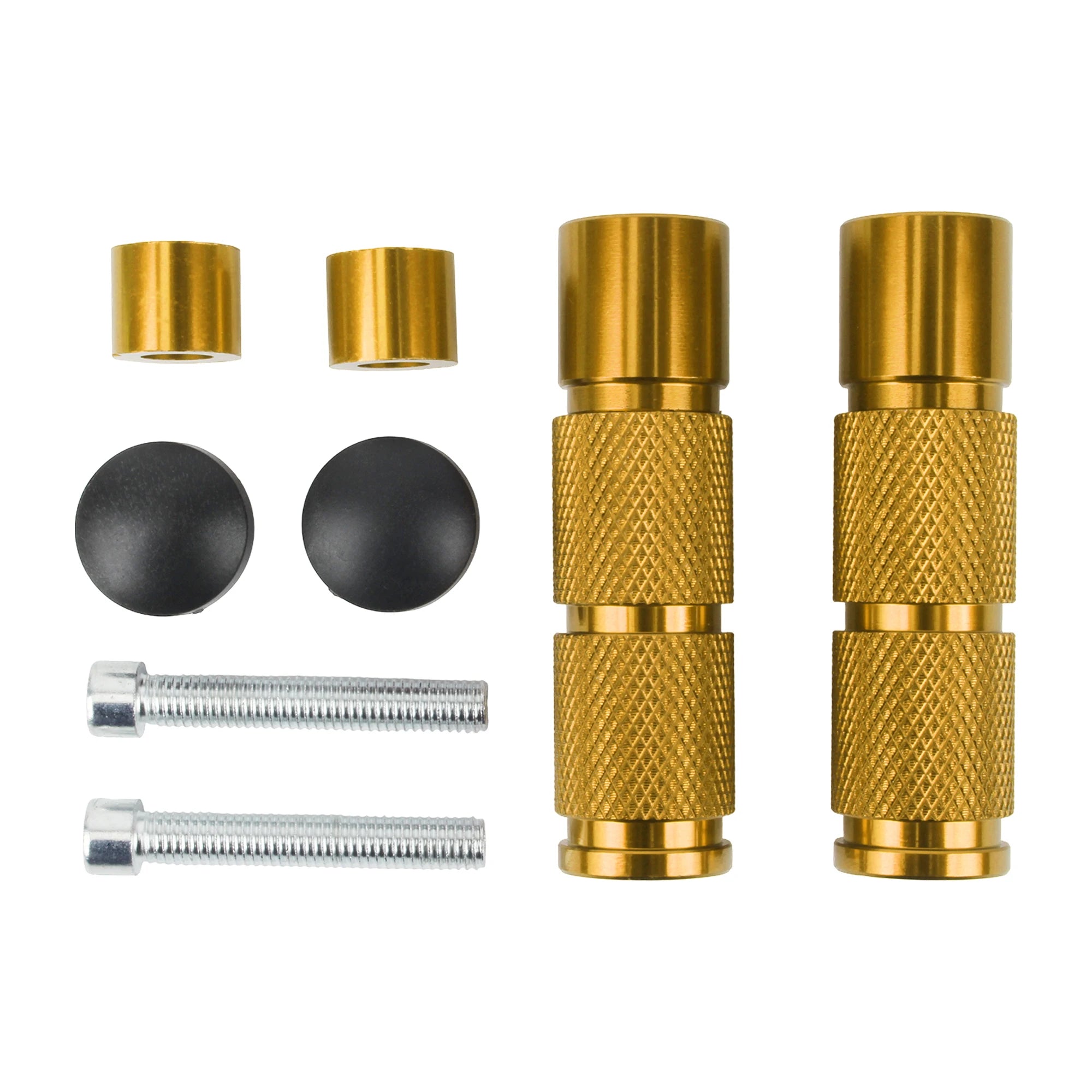 Universal M8 CNC Aluminum Motorcycle Foot Pegs – Kawasaki / Honda / KTM / Yamaha / Suzuki / ATV / Scooter / Motocross – 6 Colors – 90mm – $24