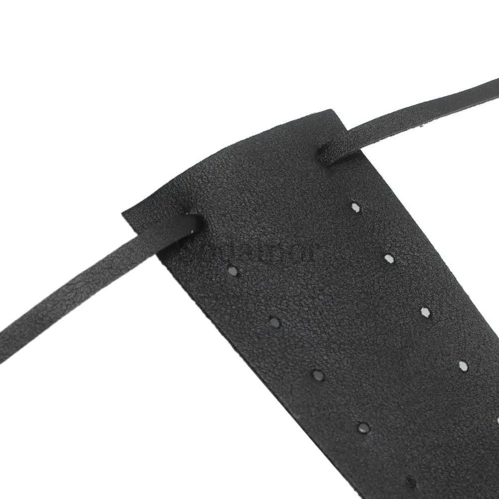 Universal Harley / Honda / Yamaha / Suzuki PU Leather Brake & Clutch Lever Cover – Fringe Tassels – Black – 1 Pair – $15