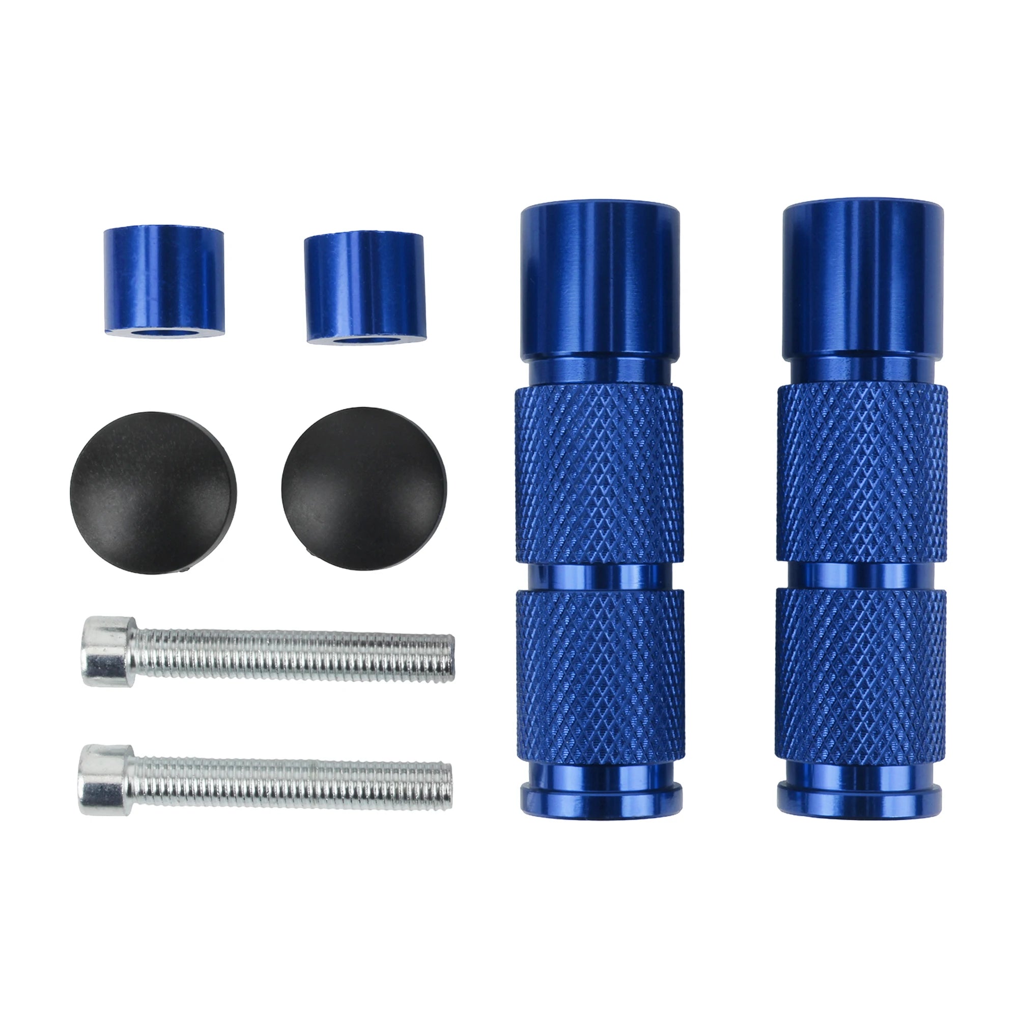 Universal M8 CNC Aluminum Motorcycle Foot Pegs – Kawasaki / Honda / KTM / Yamaha / Suzuki / ATV / Scooter / Motocross – 6 Colors – 90mm – $24