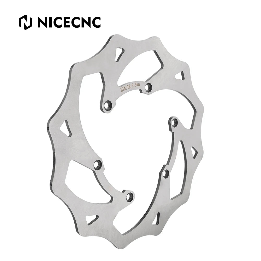 Stainless Steel Front and Rear Brake Disc Rotors for Beta RR XTrainer 125 250 300 350 450 480 498 2013–2024 – Brake Disc Tools – Front 260mm / Rear 240mm – HRC 36 – from $66