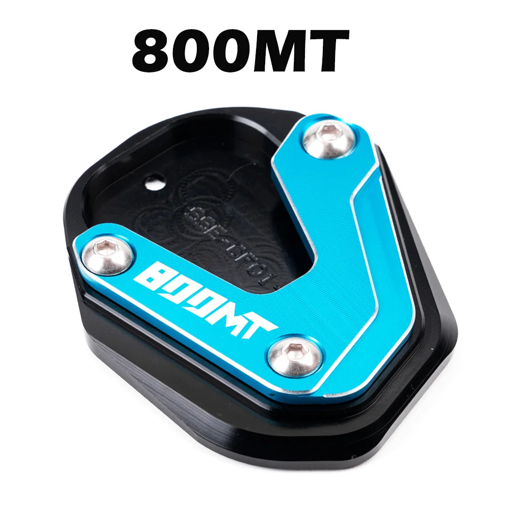 For CFMOTO 450MT 800MT 800MT-X MT450 MT800 MT 450 800 MTX 800MTX Motorcycle Accessories Kickstand Pad Side Stand Foot Extension – MOWOK CNC Aluminum Anodized Gold Blue Grey Red Sky Blue Black