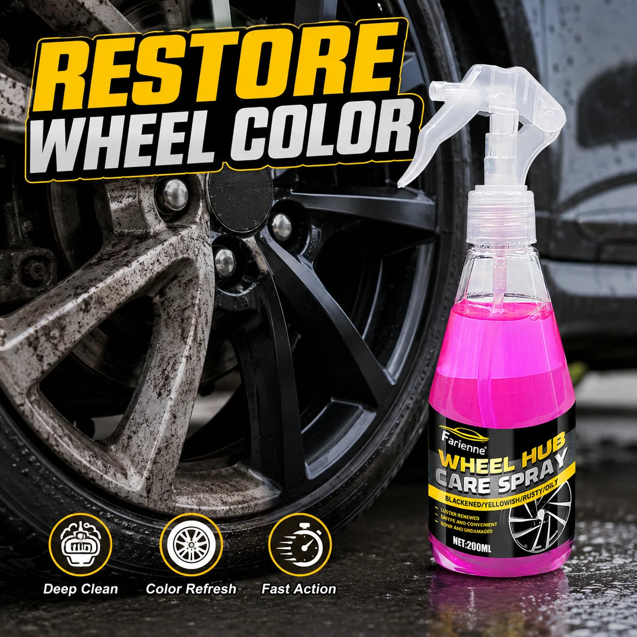 FARIENNE Wheel Rust Remover and Iron
