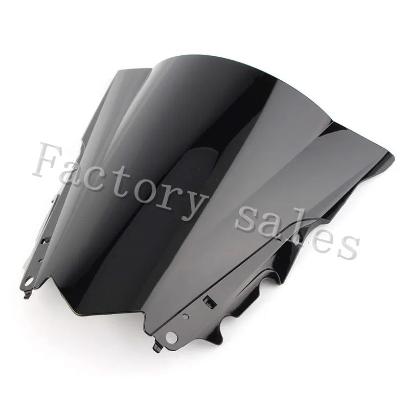 For Yamaha YZF R25 R3 2013 2014 2015 2016 2017 2018 Black Motorcycle Windshield Windscreen Screen Fairing YZF-R25 YZF-R3 – PC Plastic Black White Smoke Blue Silver Iridium White Iridium