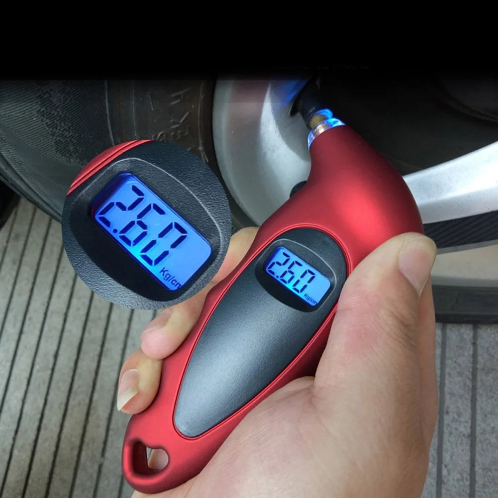 Digital Tire Pressure Gauge – High-Precision LCD Tire Pressure Monitor