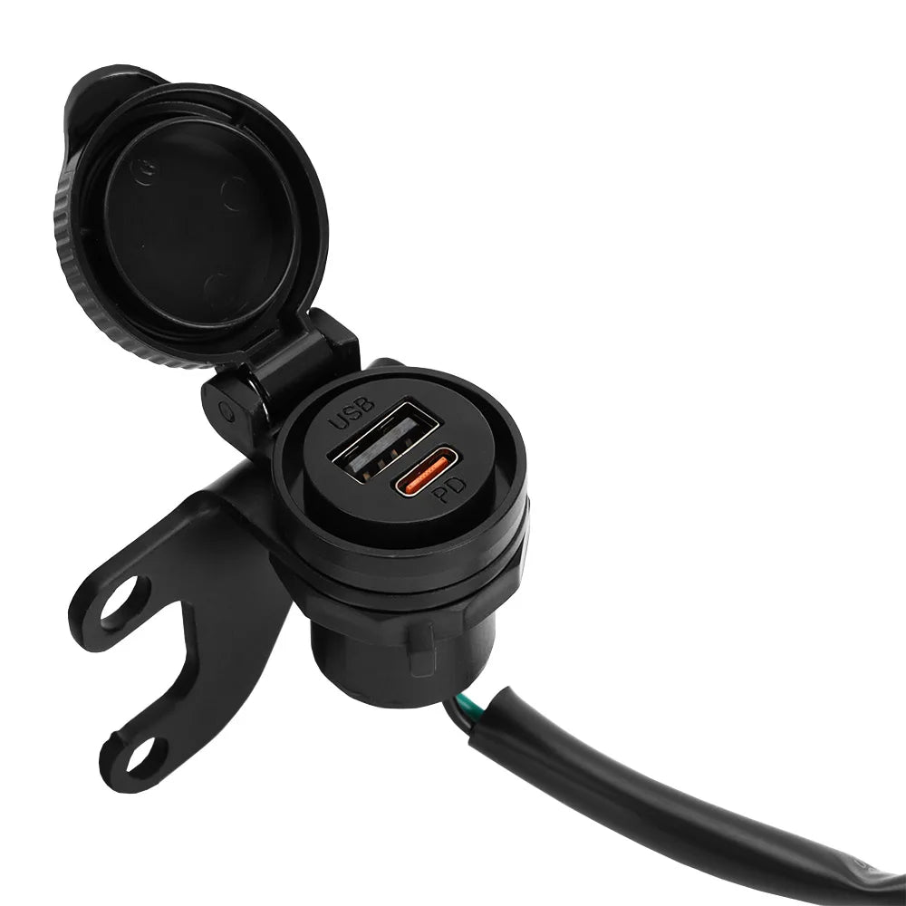 12V QC3.0 USB-C PD Waterproof Motorcycle Fast Charger for Honda X-ADV 750 2021–2025