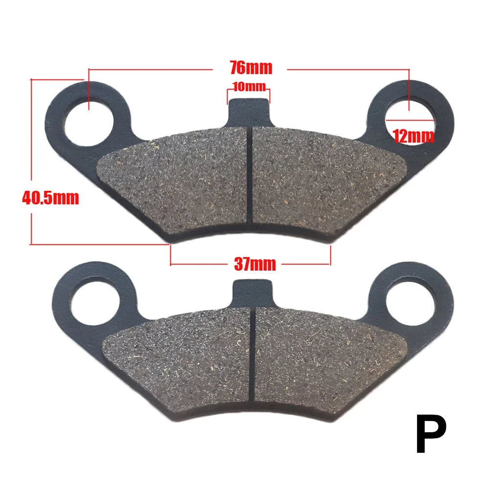 Motorcycle Brake Pads 50cc–250cc – Brake Pad Tools – ATV Quad Go Kart Chinese Dirt Pit Bike Scooter Hydraulic Front / Rear – Metal – 1 Pair – $15