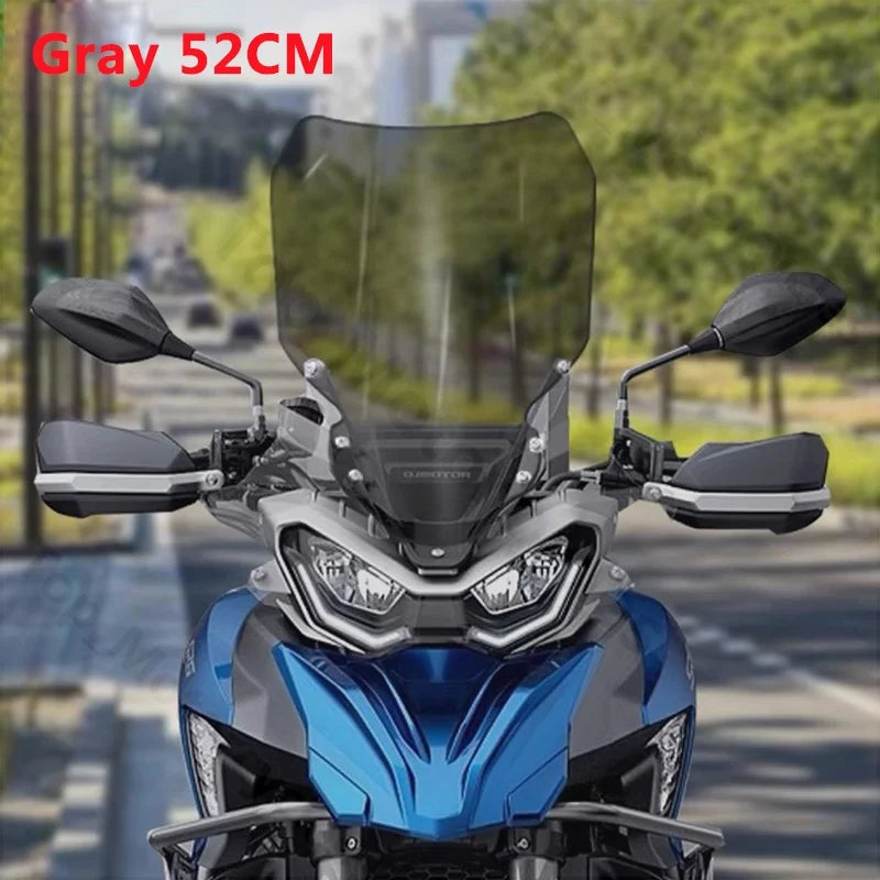 SRT900 Windscreens for QJMOTOR QJ SRT900S SRT 900 SX S 900S 900SX SRT900SX Motorcycle Accessories Windshield Wind Deflector – Aftermarket Gray Transparent +10cm +15cm +20cm