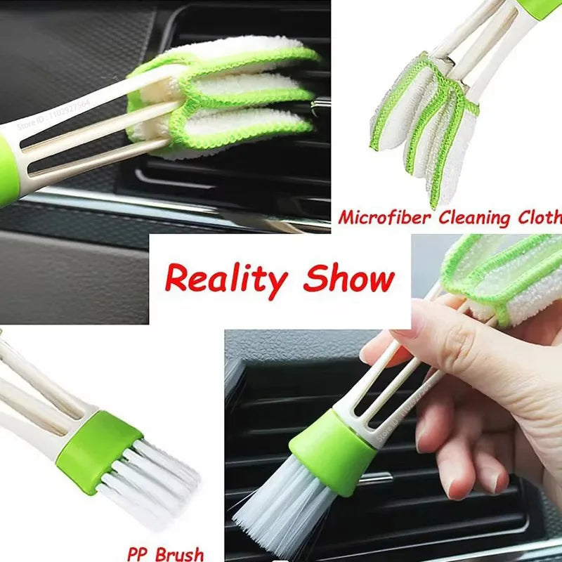 ZFOUEK 17-Piece Car Detailing Brush Set