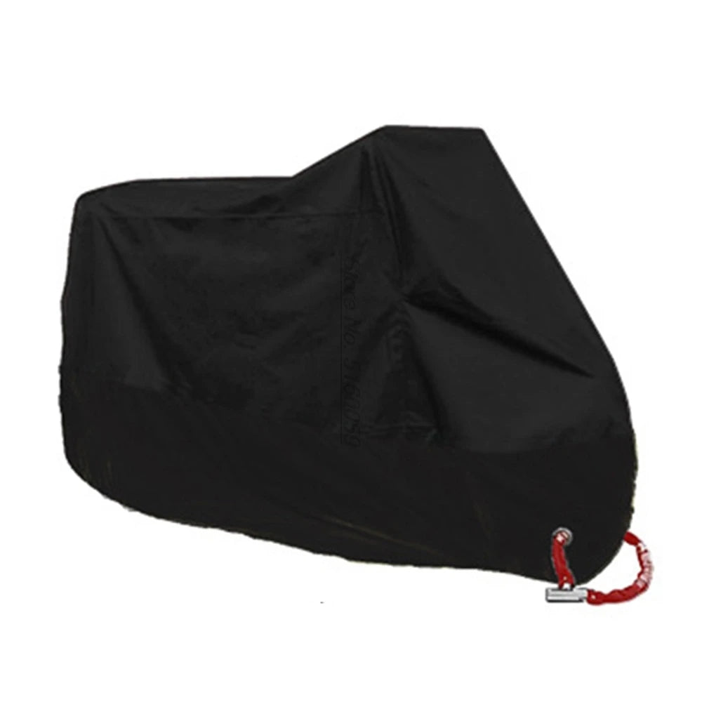 AutoJUSHIDAHAO Universal Outdoor UV Protector Waterproof Motorcycle Cover Bache Funda Moto Scooter Bicycle Case S M L XL 2XL 3XL 4XL – 190T Polyester PU Waterproof Dustproof Anti-UV Anti-Scratch