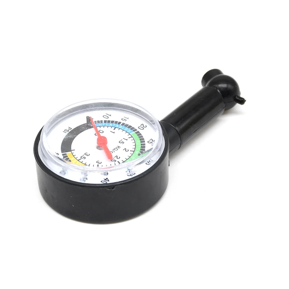 Tire Pressure Gauge – Dial Meter Tire Pressure Tester for Car, Motorcycle, Truck & Bike