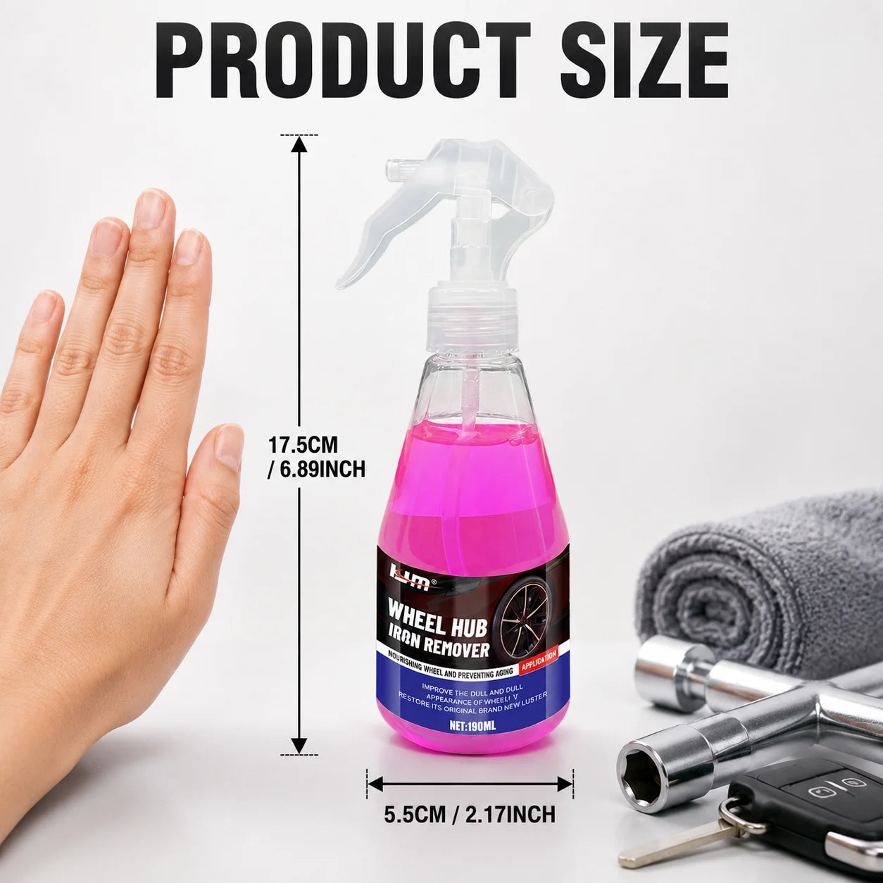 KJM Car Wheel Cleaner Spray
