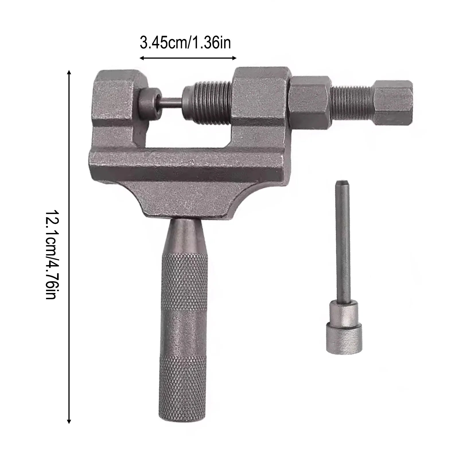 Motorcycle & Bike Chain Breaker Tool – Interchangeable Handle – 420/428/520/525/530 Chains – Alloy Steel – 121mm – $17