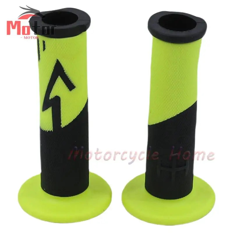 Kawasaki Universal Motorcycle Handlebar Grips 7/8" 22mm Rubber Hand Grips for Kawasaki ZX6R ZX7R ZX10R ZX12R ZX14R KX 65 85 125 250 KLX 125 250 – 4 Colors (1 Pair)