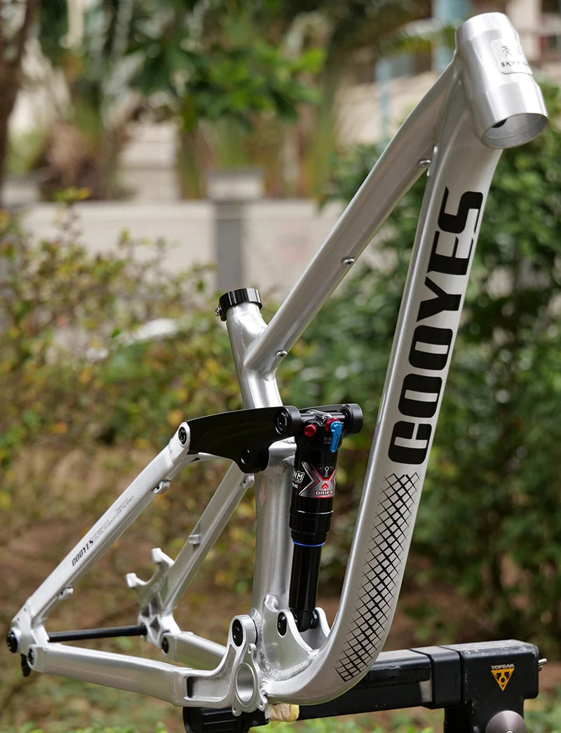 Bicycle Full Suspension Frame Soft Tail Trunnion MTB  Enduro  DH XC AM Mountain Frame  29/27.5ER Boost12*148mm Inner Cable DPD