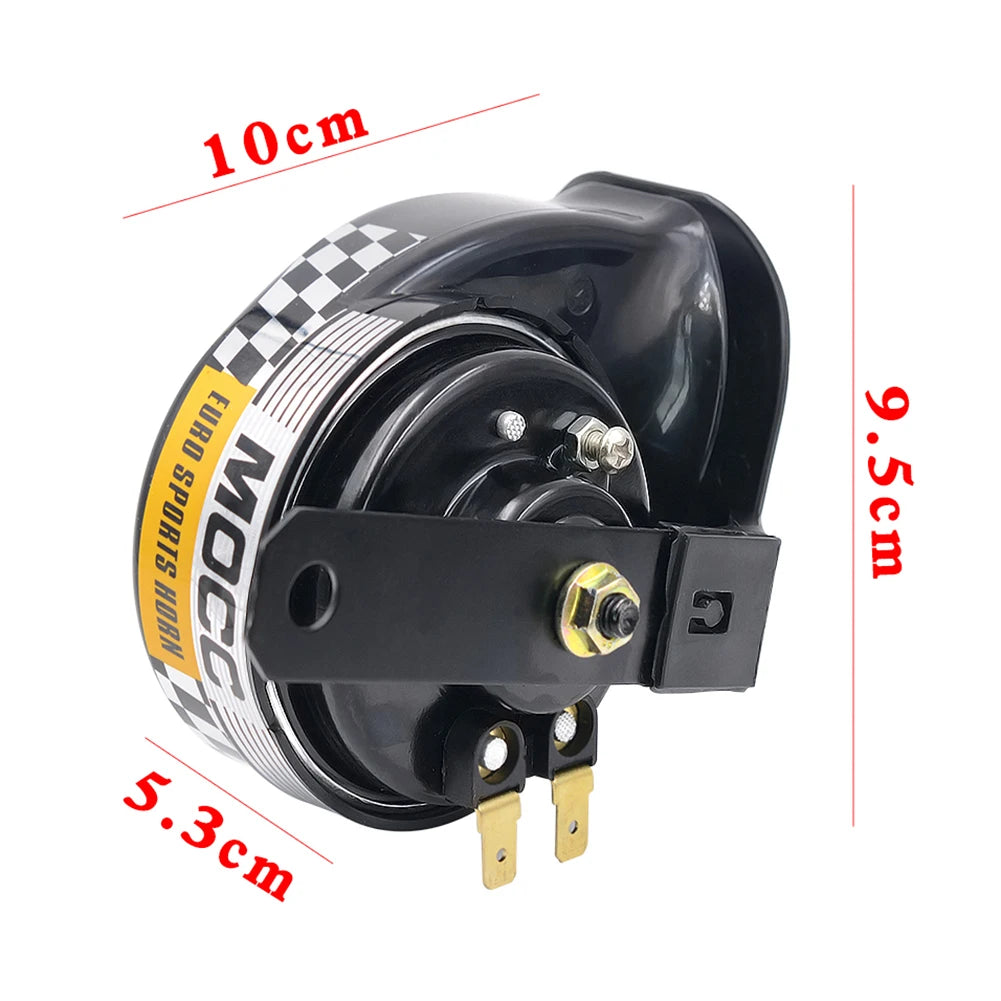 Motorcycle Horn – 12V 130dB Electric Air Snail Horn
