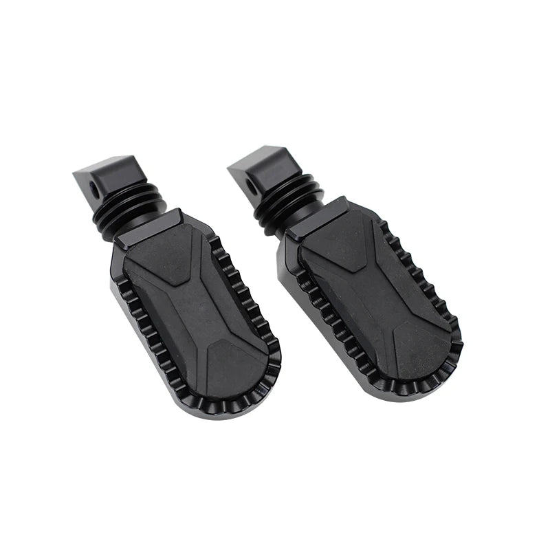 BMW F750GS F850GS F850GS Adventure 2018–2023 Adjustable Front & Rear Foot Pegs – Aluminum + Rubber – Silver or Black – Fixed or 360° Adjustable – $77–$97