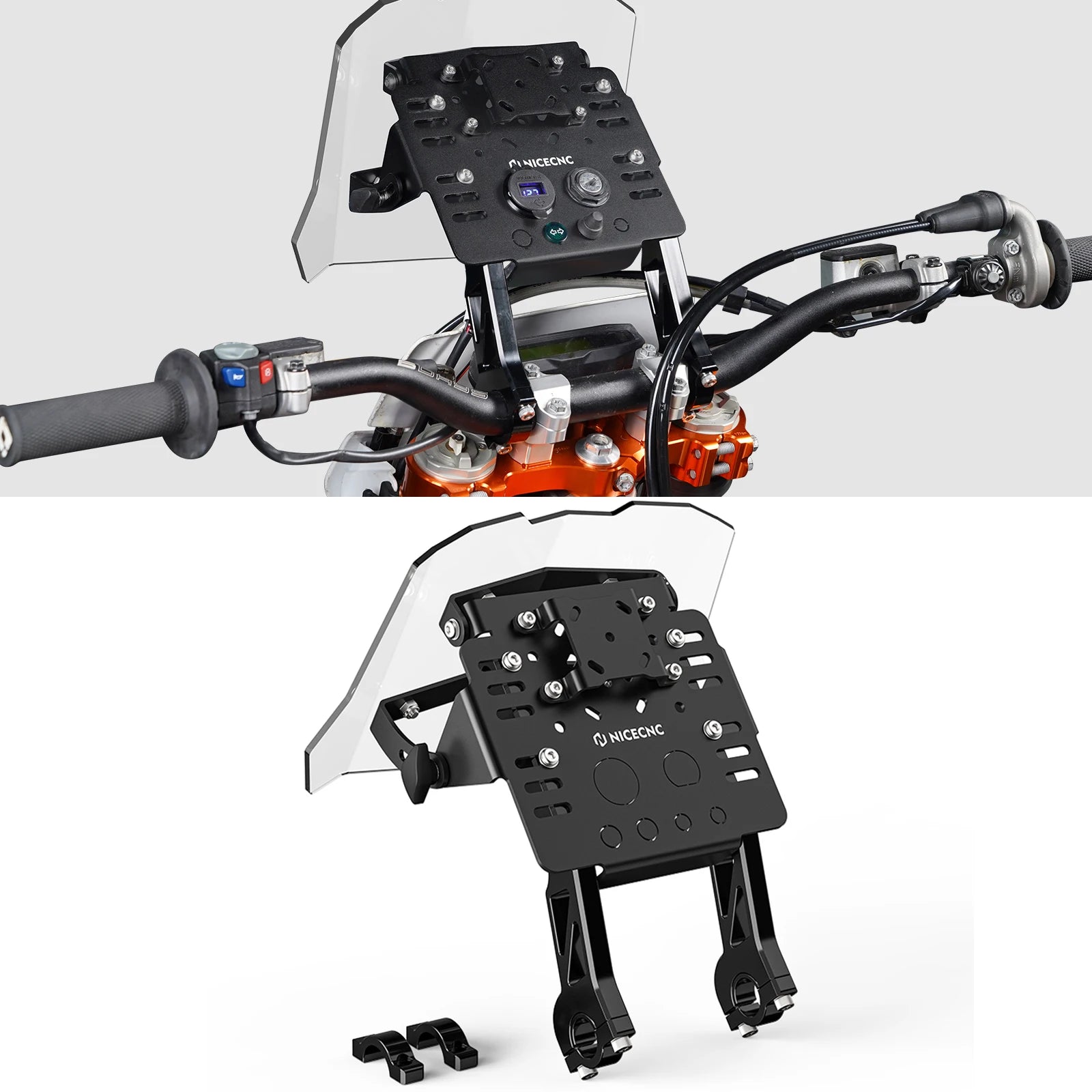 GPS Mount Bracket – Mini Fairing Kit for KTM, Husqvarna, GasGas, Beta, Honda, Yamaha & Suzuki