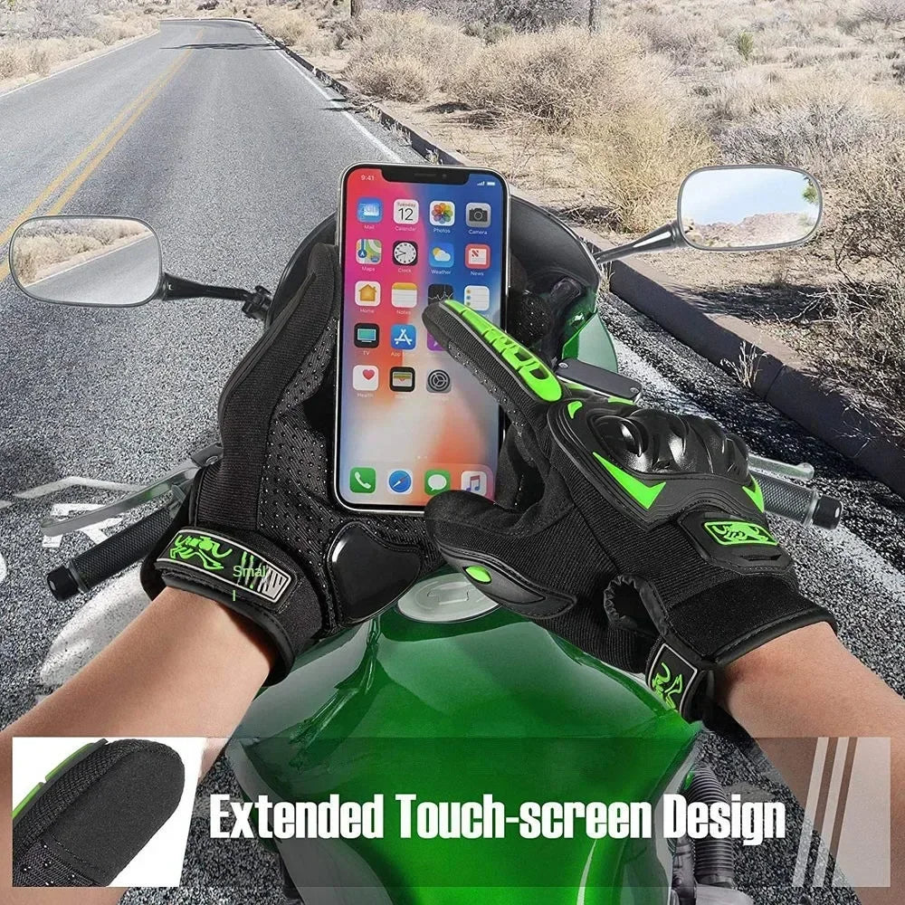 Hard Knuckle Motorcycle Gloves